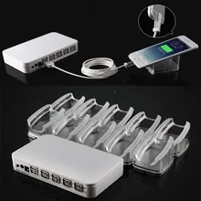 acrylic cellphone holder 10 port smartphone tablet retail shop alarm charging security display system