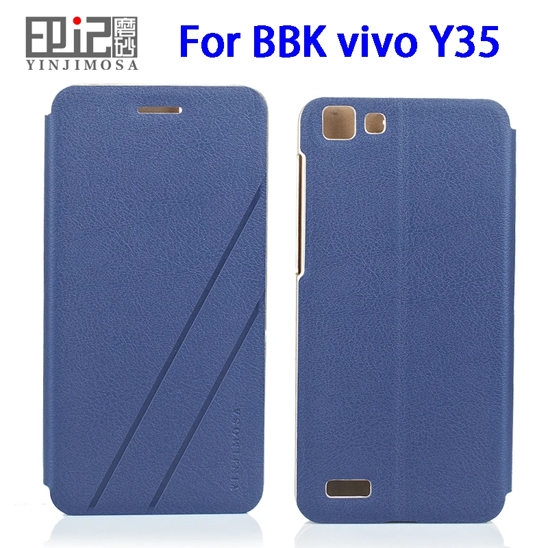 Italy High Quality Leather Case For BBK VIVO Y35 Case Flip Cover For
