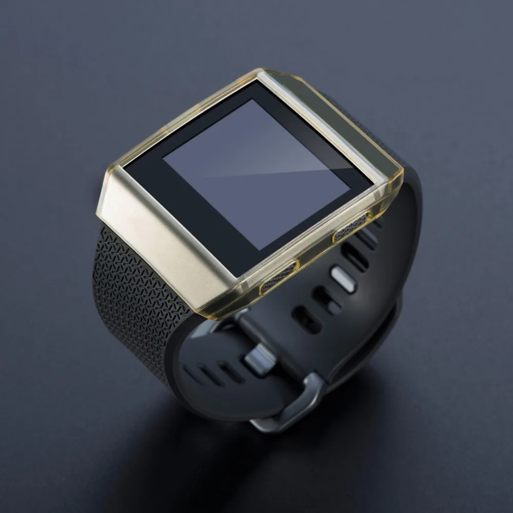 Tonbux корпус из твердого пластика Защитный чехол для Fitbit Ionic защитный экрана умных