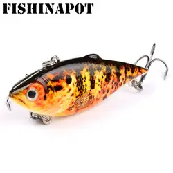 FISHINAPOT 1 шт. 8,6 г/64 мм высокая, VIB Crankbait Плавание искусственные приманки рыбалка медленно тонущий жесткий приманки рыбы воблер Pesca