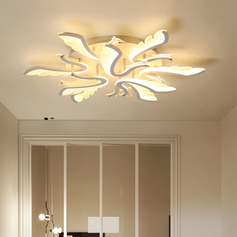 

Modern LED Ceiling Lights for bedroom livingroom lampada led the dancing phoenix symbolizes a happy life ceiling lamp led strip