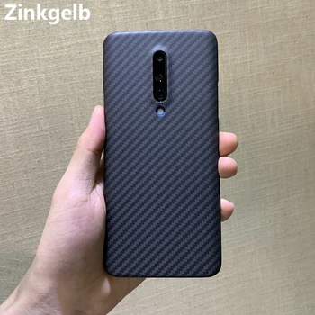 

for OnePlus 7 Pro Cover Case Luxury Slim Real Hard Matte Carbon Fiber Shockproof Back Cover Phone Case for One Plus 7 Pro Funda