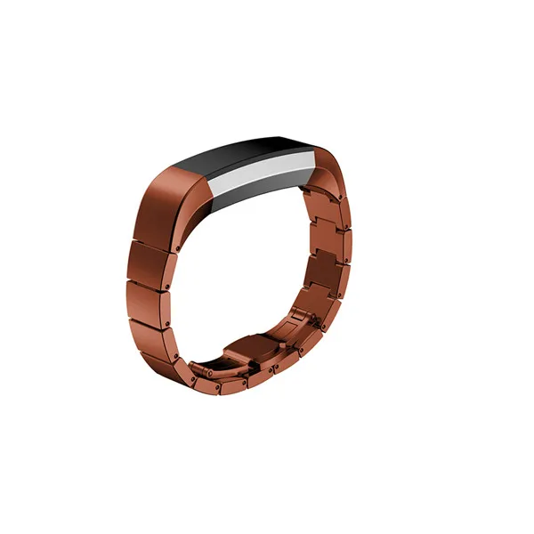 Аксессуары из нержавеющей стали ремешок для Fitbit Alta Frontier/классический Смарт часы замена Браслет Для Fitbit Alta HR ремешок - Цвет ремешка: Коричневый