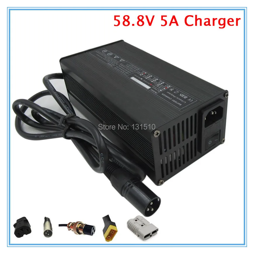 360W 52V Li ion charger Output 58.8V 5A lithium ion charger Used for