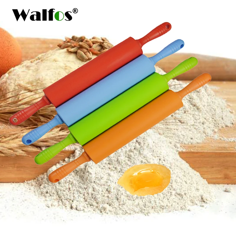 

WALFOS Baking Tool 1 pcs Rolling Pins Baking Fondant Paste Stick Rolling Pin Sugar craft Tools