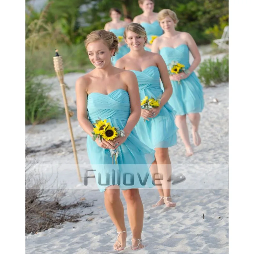 

Modern Sweetheart Short Bridesmaid Dresses 2019 Cheap Clothes China Chiffon Party Dress Vestido De Festa Curto Robe De Soiree