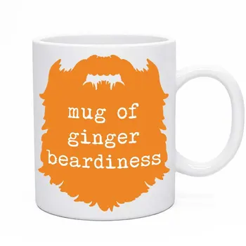 

Ginger Beard Novelty Ceramic Tea Coffee Mug