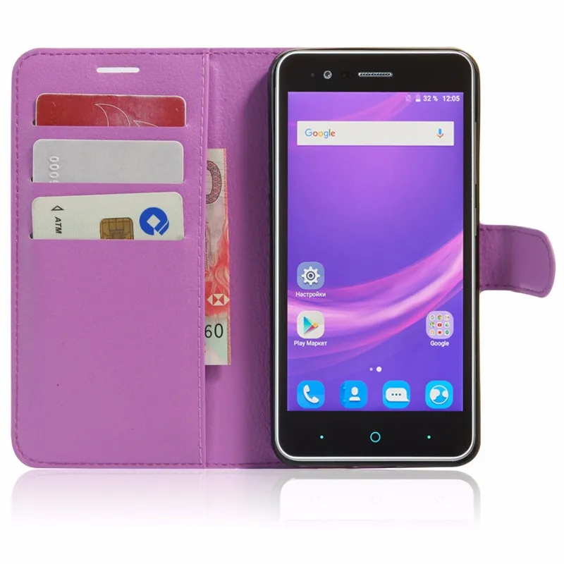 For ZTE A510 Case Luxury PU Leather Back Cover Case For ZTE Blade A510 A 510 Case Flip Protective Phone Bag Skin With Slots (19)