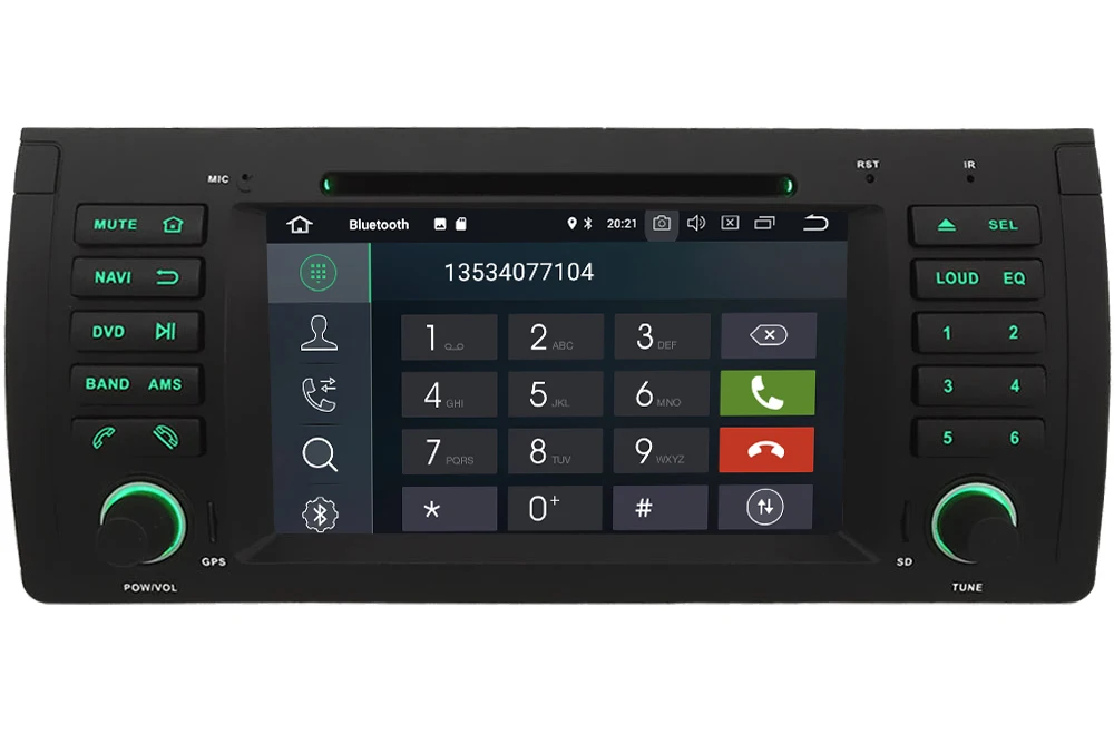 Sale 7" Octa Core 4G WIFI Android 8.1 4GB RAM 64GB ROM RDS FM Car DVD Player Stereo Radio Head Unit GPS Glonass For BMW E53 E39 M5 X5 1