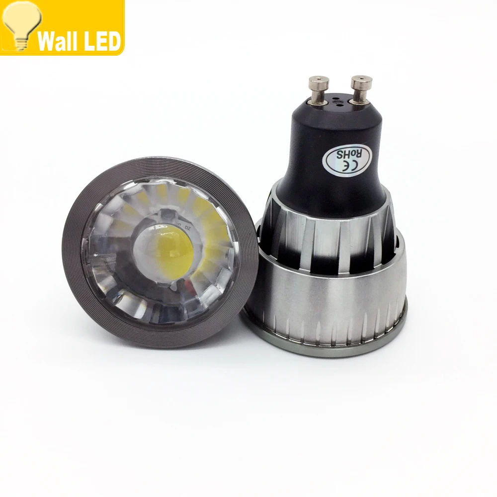

High brightness 85-265V 5W 7W 9W GU10 dimmale COB spot light LED lamp light GU 10 led Spotlight White/Warm white led lighting
