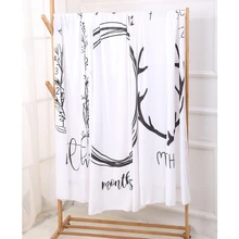 Новая простыня для детской кроватки новорожденные фотографии реквизит ежемесячный рост одеяла для заднего фона