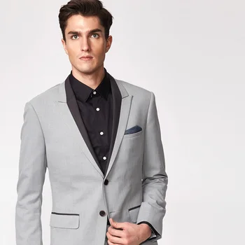 

Smart Casual Business Suit Tailor-Made Suit 2 Pieces (Jacket+Pants) Slim Fit Single Breasted Formal Men Suits Custom Made