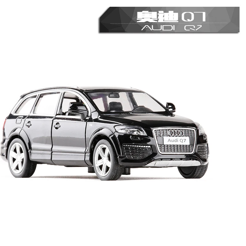 Simulação de Alta Modelo de Carro Carros de Brinquedo Educativo para as Crianças Cidade Audi q7 Liga Coleção Diecast Metal Pull Back Presentes 1:36 Rmz V12 3 High Quality Brinquedos e hobbies