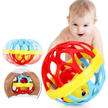 

Little Loud Bell Baby Toy Rattles Develop Baby Intelligence Baby Toys 0-12 Months Plastic Hand Bell Rattle