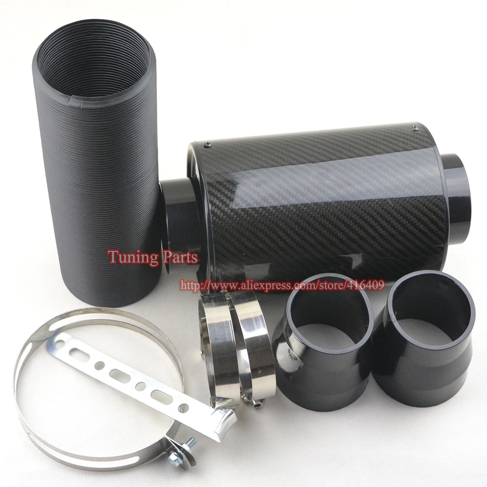 carbon fiber air intake pipe kit (2)