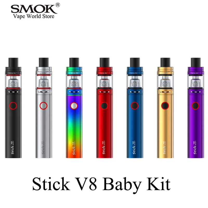 SMOK Stick V8 Детский комплект электронная сигарета EGO AIO испаритель кальян TFV8 детский