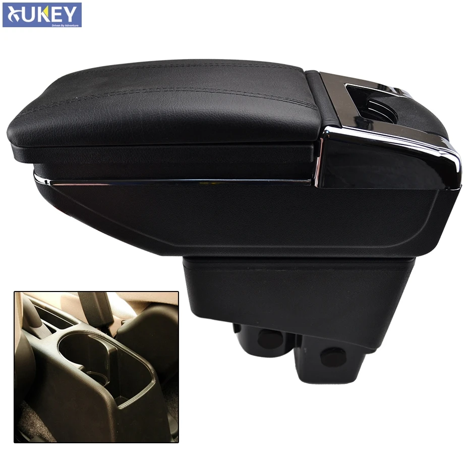 

Arm Rest Rotatable For Honda Fit Jazz 2002-2008 Hatchback Center Centre Console Storage Box Armrest 2003 2004 2005 2006 2007