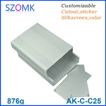 4 шт., 68*145*200 мм szomk электронный корпус корпус для pcb алюминиевая коробка проект алюминиевый корпус для электронного проекта