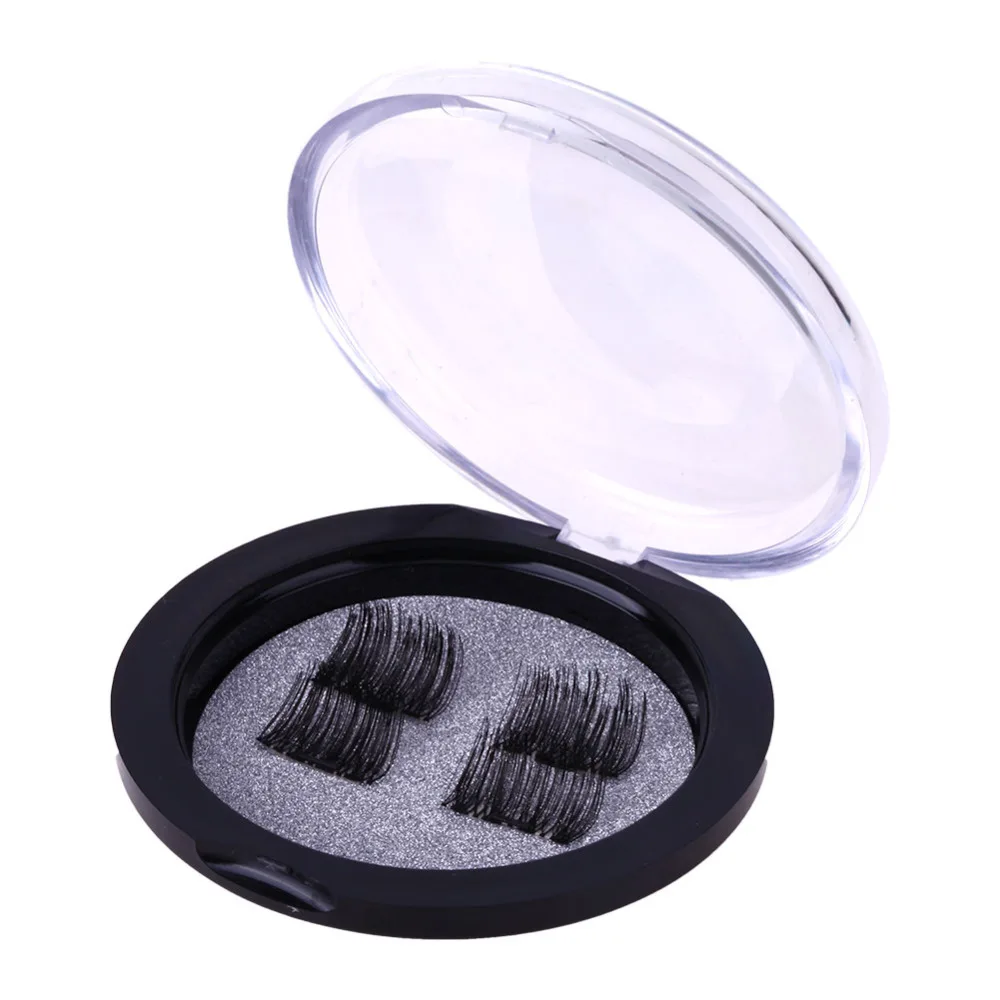 

4Pcs/2Pairs 3D Magnetic False Fake Eyelashes ORIGINAL LASH Eye Makeup Accessories Magnet Eye Lashes Extension with Original Box