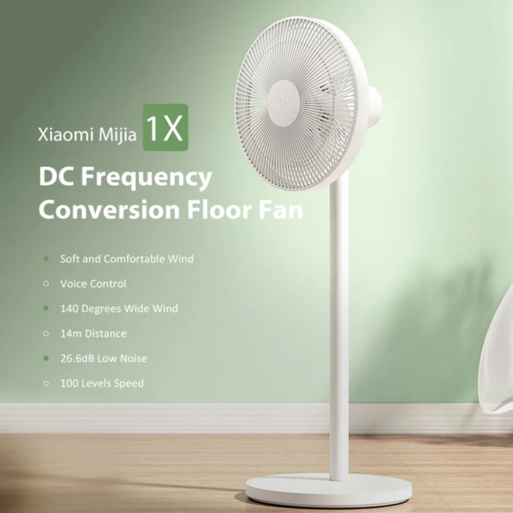 

Xiaomi Mijia 1X DC Frequency Conversion Fan APP Control /AI Voice For Home Cooler Floor Standing Fan Air Conditioner Natual Wind