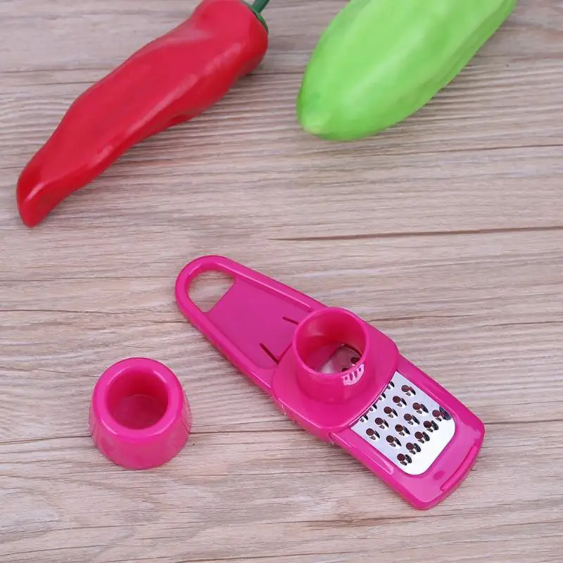 

ABS Garlic Press Grinding Grater Planer Slicer Cutter Cooking Tool Utensils Garlic Chopper Kitchen Accessories Green Red