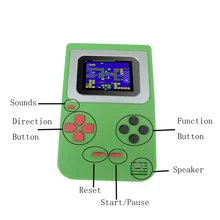 268 в 1 Ретро Классический детство тетрис портативные игровые приставки " экран видео карманная игра плееры лучший подарок игры игрушки