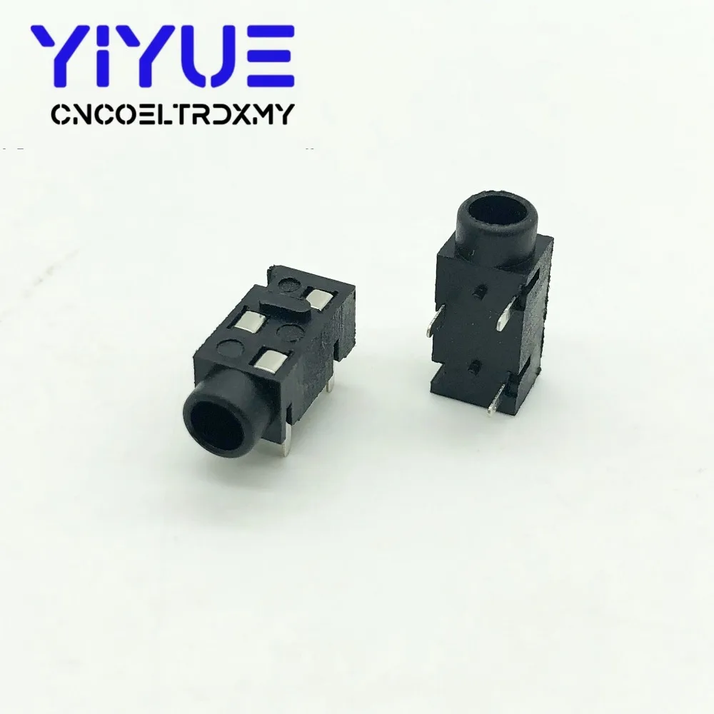 10PCS 3.5mm Female Audio Connector 3 Pin DIP Headphone Jack Socket PJ-320 (4)