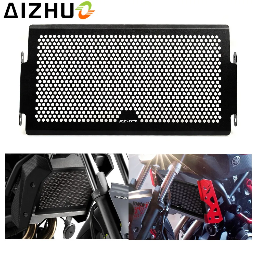 motorcycle Radiator Grille Cover Stainless Steel Radiator Guard Protector for Yamaha  MT-07 mt 07 fz07 FZ-07 2014-2016 XSR700