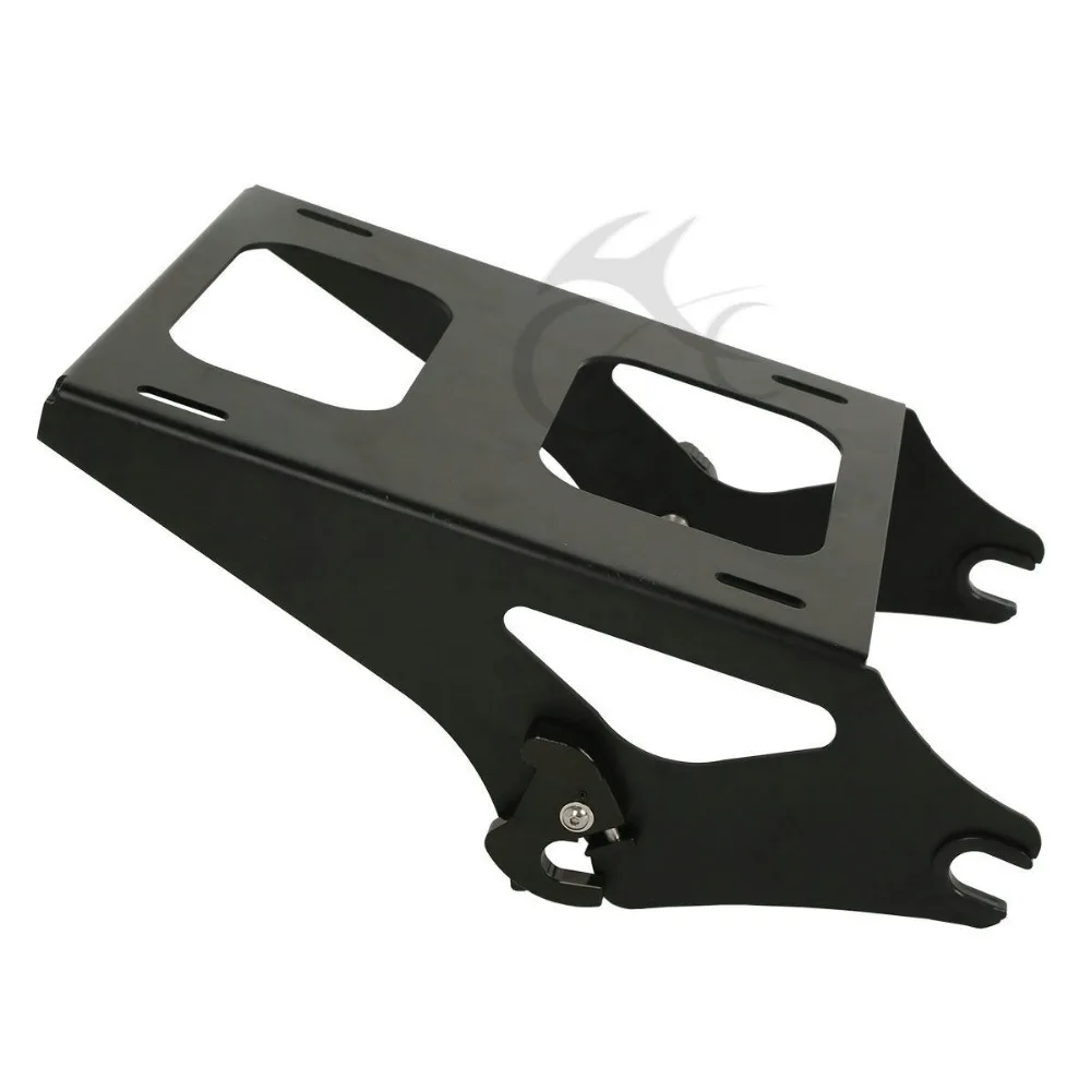 

Black 2 Up Tour Pak Pack Luggage Rack For Harley Street Glide FLHXS FLHX 14-17