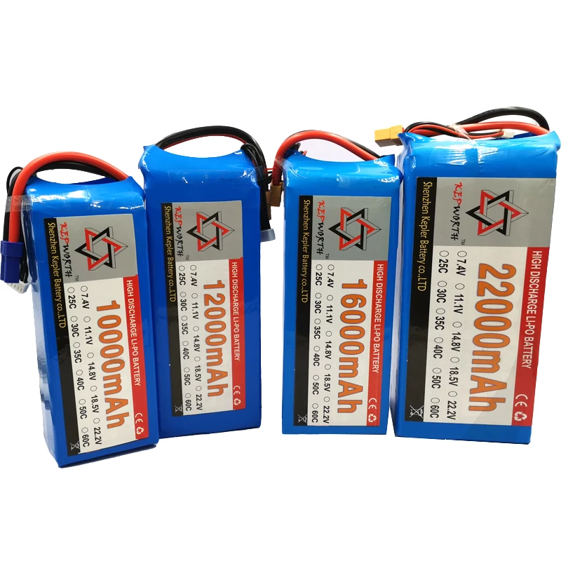 

RC LiPo Battery 2S 7.4V 10000 12000 16000 22000mAh 25C For RC Helicopter Drone Quadcopter Airplane Car Truck Battery LiPo