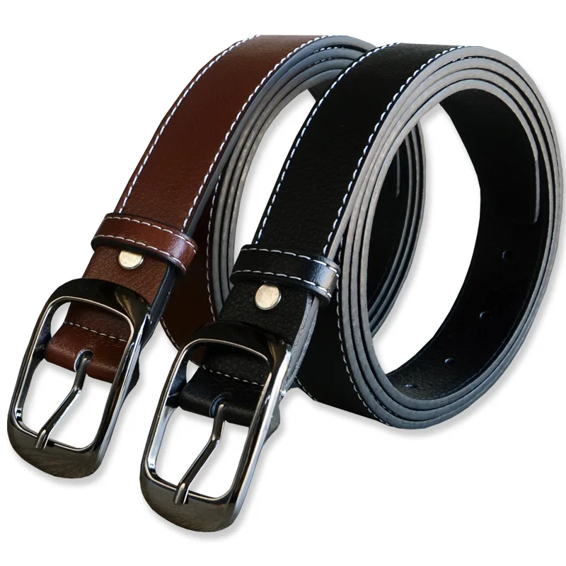 

New 3.0cm wide 130 150cm size Fashion brand 100% genuine leather women's belt buckle belt women's trousers 50inch high quality