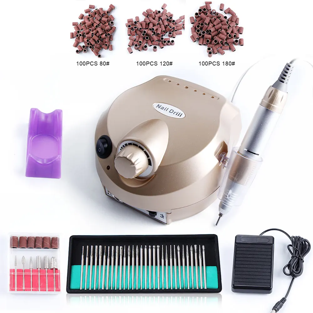 

30000RPM Electric Nail Milling Machine Cutters for Pedicure Cuticle Gel Remover Nail Drill Bits Nail Art Apparatus for Manicure