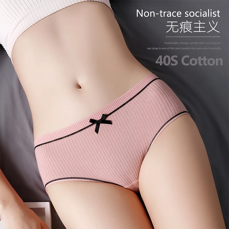 

1pcs Menstrual period physiological underwear cotton antibacterial girl middle waist menstruation lady physiological briefs