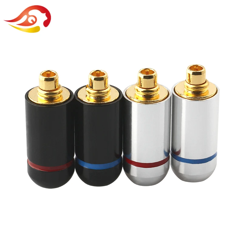 

QYFANG 1 Pair 3.2mm Earphone Adapter DIY Pin Line Cable Solder Wire Connector Audio Plug For MMCX UE900 SE535 SE215 W10 W20 W30