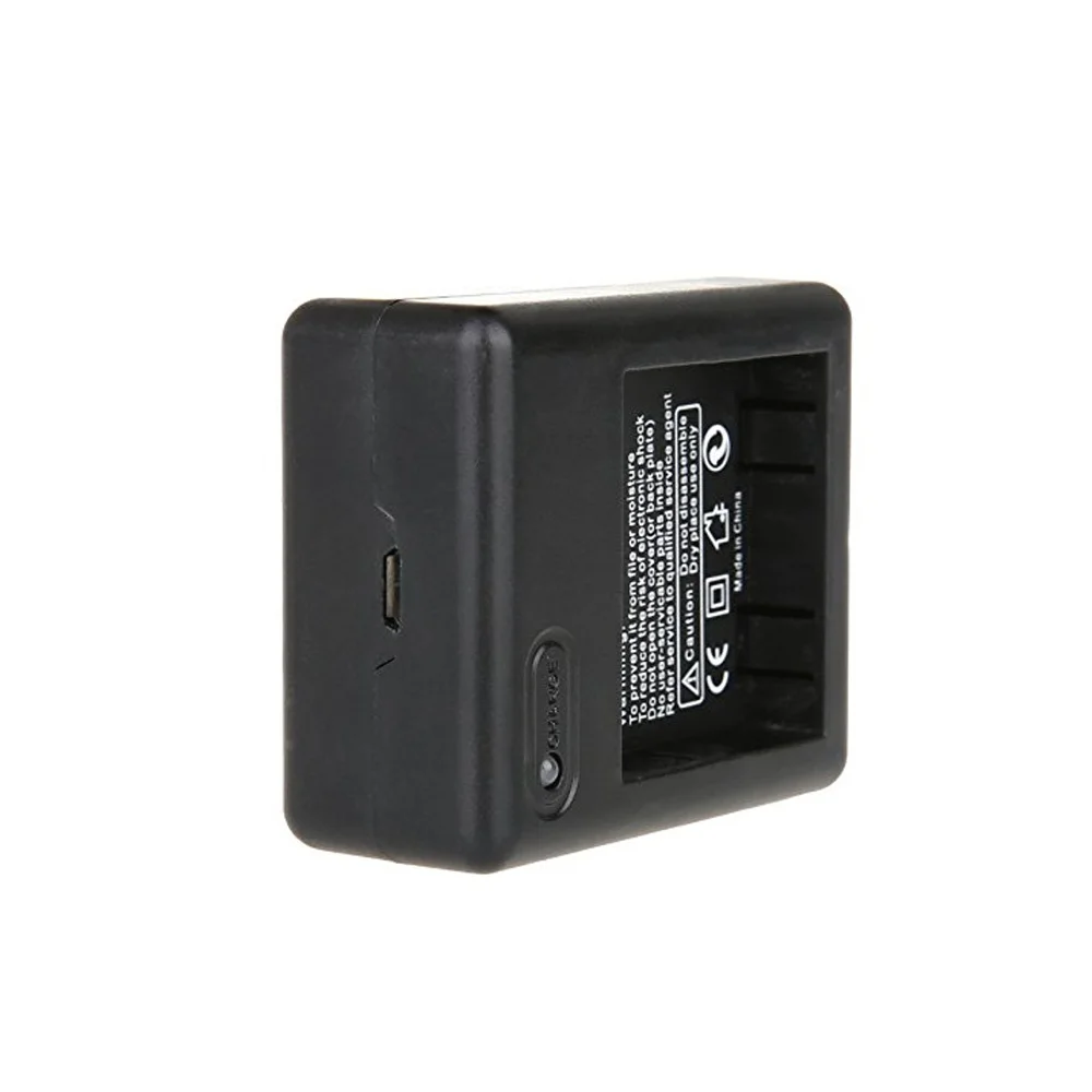 اطلاق النار 4.2 V 800mA USB المزدوج البطارية شاحن هواتف xiaomi يي 2 K كاميرا سريع شاحن مع كابل يو اس بي ل شياويى كاميرا العمل التبعي