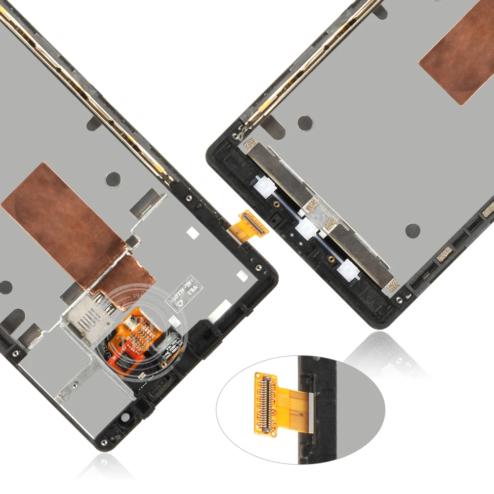 100% оригинал для NOKIA Lumia 1520 LCD сенсорный экран с рамкой дисплей дигитайзер сборка
