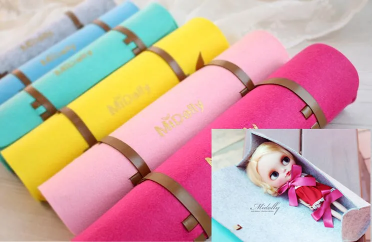

2018 new 1/6 doll bag out portable package for blyth AZ MMK 1/6 BJD pullip Kurhn Kiki doll accessories doll Storage bag
