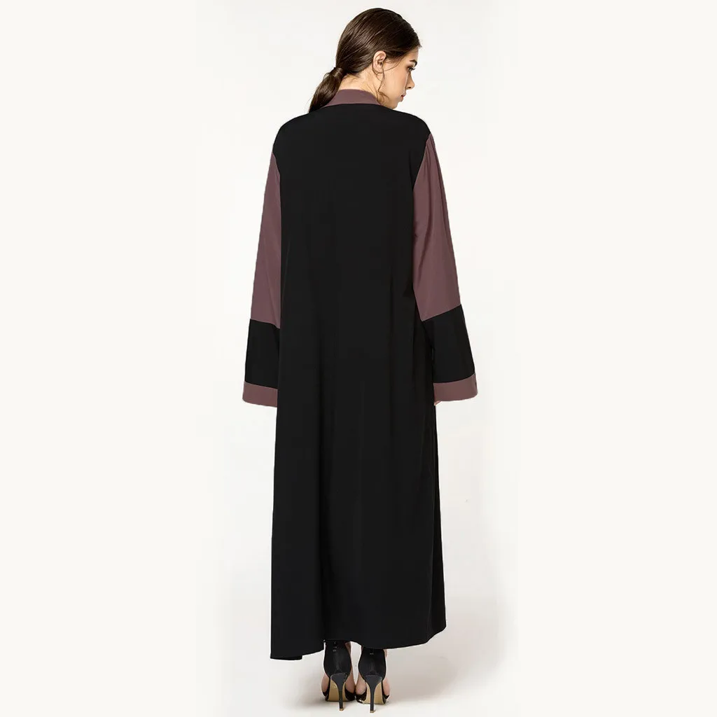 2019 модный принт женские мусульманские платья Абая Ближний Восток длинный халат кардиган джилбаб исламский шифоновое платье макси кружева
