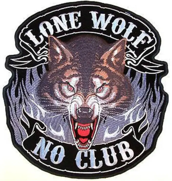 wolf patch for jacket