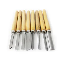 8 шт. один набор долото для резьбы по дереву, DIY деревообрабатывающий нож Деревообрабатывающие инструменты