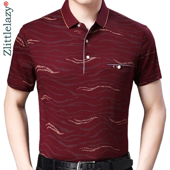 

2019 brand casual summer striped short sleeve polo shirt men poloshirt jersey pocket mens polos tee shirts dress fashions 32545