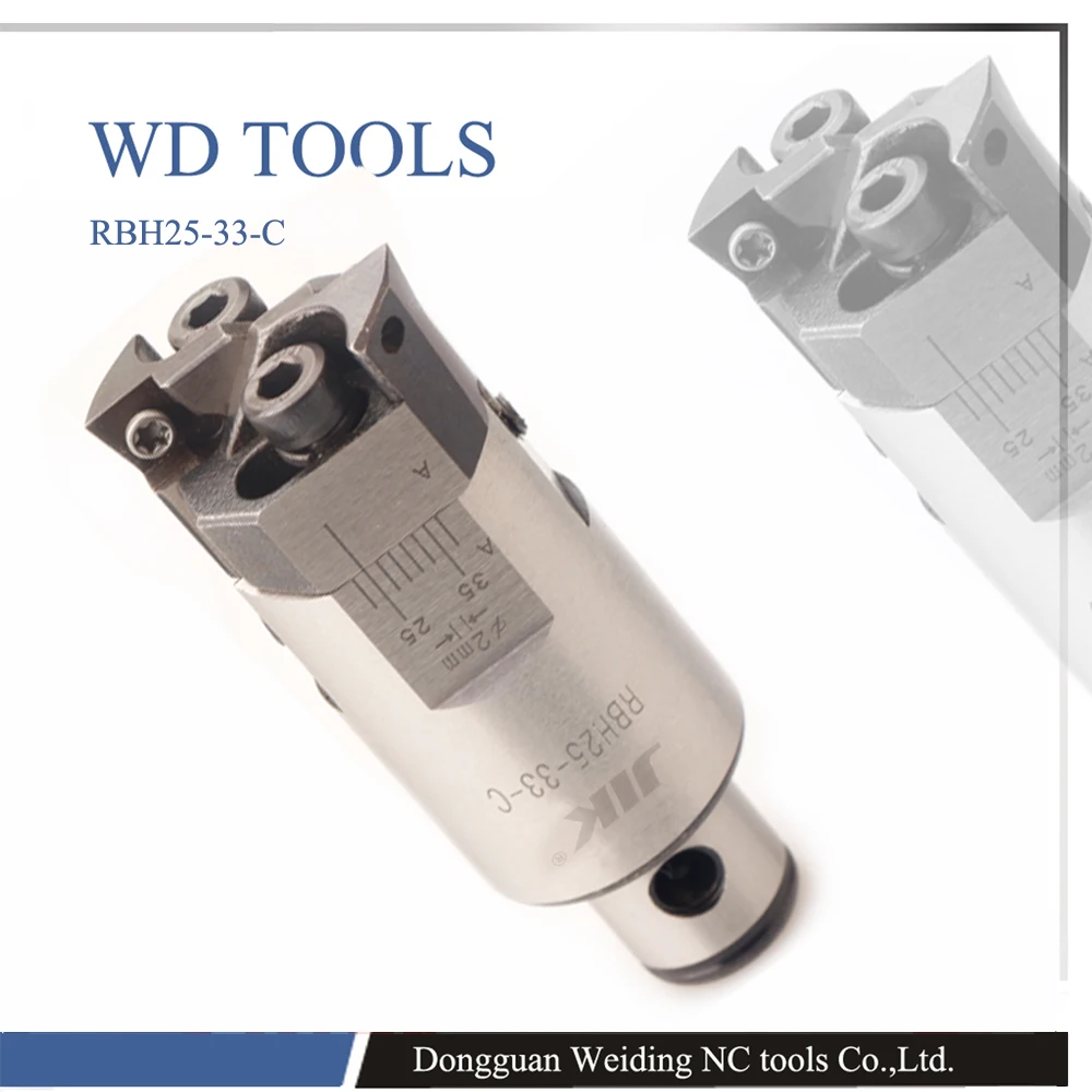 Высокая точность RBH52-70mm двухбитная грубая Расточная головка используется для глубоких отверстий, 0,02 мм класс