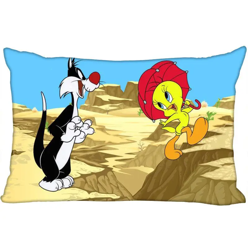 Pillow Case Птичка Твити Горячая новинка прямоугольная декоративная Свадебные наволочки индивидуальный подарок для наволочки(с двух сторон - Цвет: Pillow Case