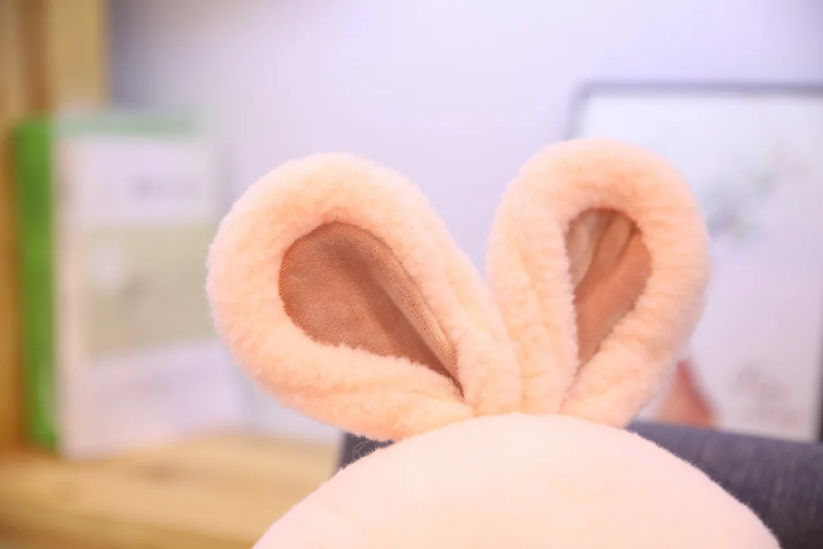 Кролик медведь плюшевые игрушки для детей девочек Kawaii розовый бант детская Успокаивающая кукла милая серая мышь мягкие животные плюшевые игрушки