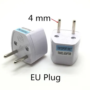 

1000 pcs Universal AU US UK To EU AC Power Plug Travel Adapter Outlet Converter Socket for Traveller or Home Use