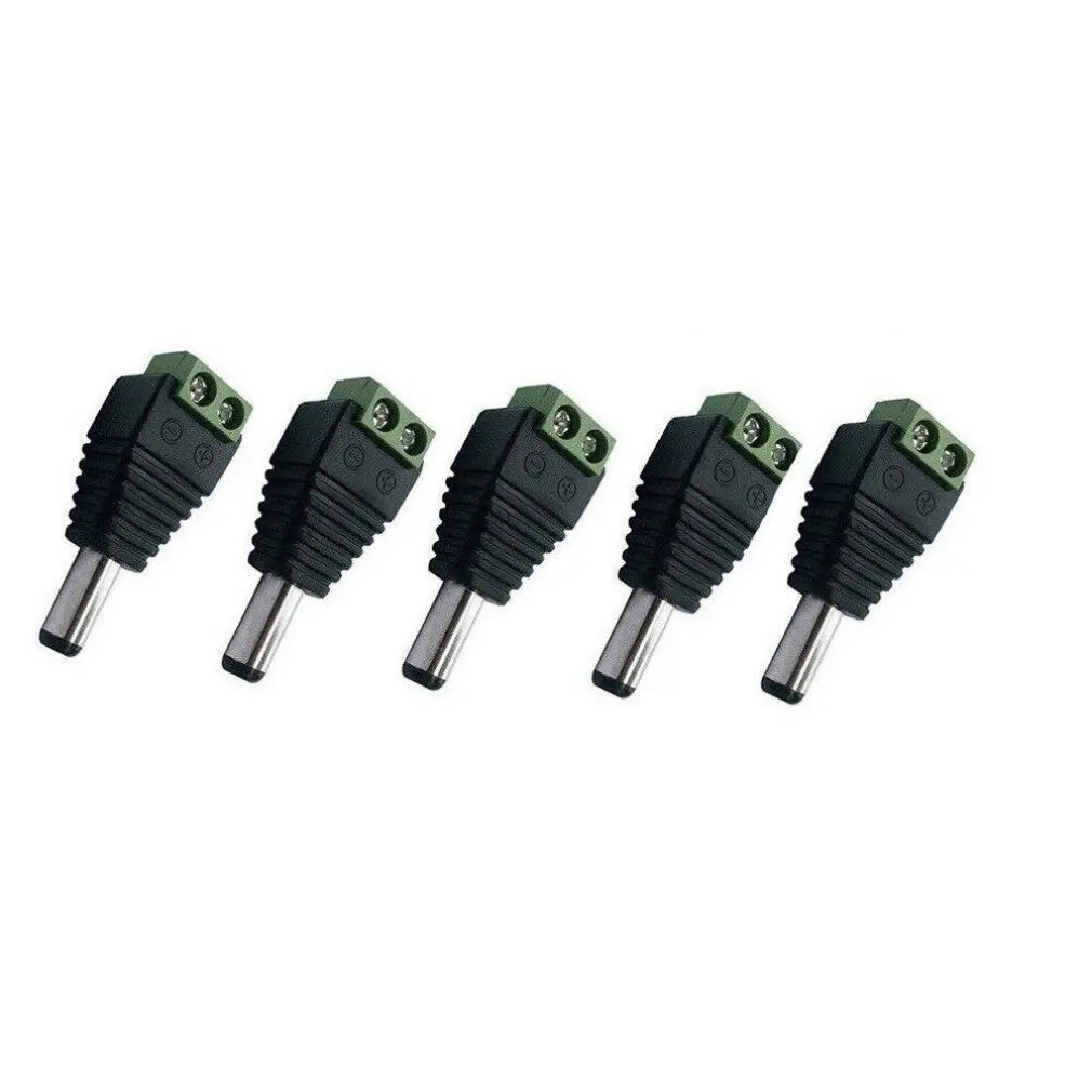 10 пар(20шт) Коаксиальный Cat5 к BNC DC Штекерный соединитель гнездовой разъем переменного тока Переходник Av BNC UTP для видео системы наблюдений Balun