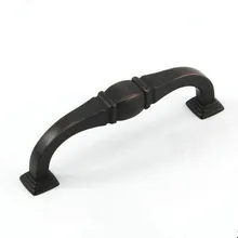 96mm ORB vintage furniture handle red bronze drawer kitchen cabinet handle knob black antique copper dresser