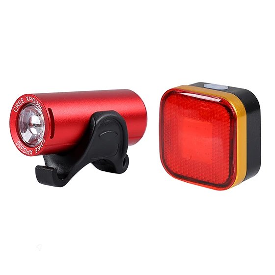 202RedGold West biking велосипед передний свет USB Перезаряжаемый безопасный ночной бег велосипедный задний свет Велосипедный свет Luz велосипед Bicicleta фара - Цвет: 202RedGold