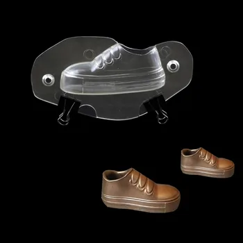 

Running shoes shape polycarbonate Chocolate Molds 3D plastic chocolate molds DIY cake Decorating tools pastry tools