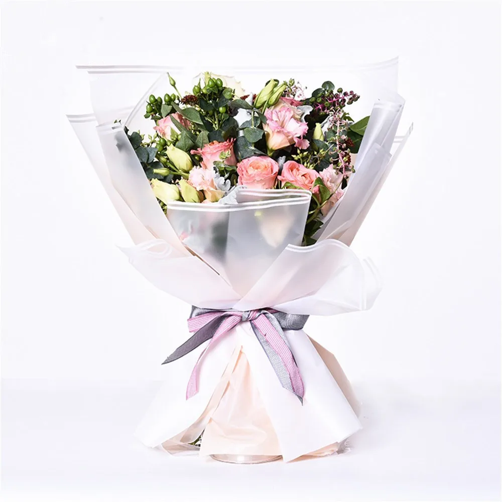 

Gradient Color Korean Gift Wrapping Paper Striped Packaging Bouquet Packing Paper Florist Decoration Party Supplies 20pcs/lot